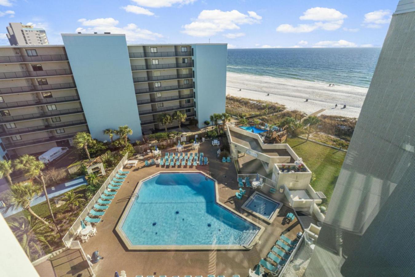 Seas The Day - Top Of The Gulf 320 - Beach Front Resort - Free Beach Chair Service ปานามาซิตี้บีช ภายนอก รูปภาพ